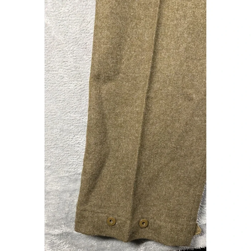 Vintage US Army M-1951 Wool Field Trousers Men's 34 Olive Drab Korean War